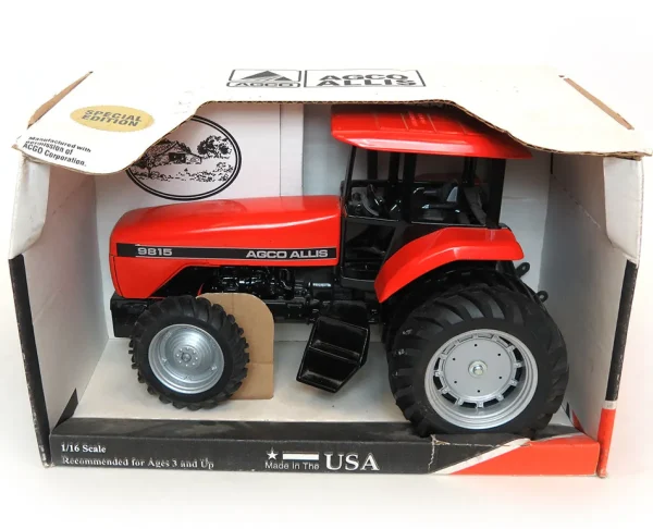 Manufacturer_Scale Models Tractors<1/16 AGCO Allis 9815 Tractor with FWA and Duals, 1996 Collector Edition