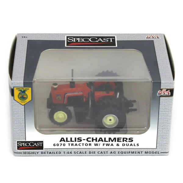 Manufacturer_SpecCast Tractors<1/64 Allis Chalmers 6070 FWA with Rear Duals, 2024 Iowa FFA Limited Edition