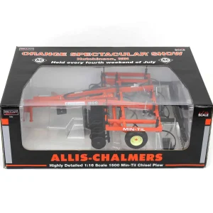 Manufacturer_SpecCast Implements<1/16 Allis Chalmers 1500 Min-Til Chisel Plow, 2024 Orange Spectacular Show
