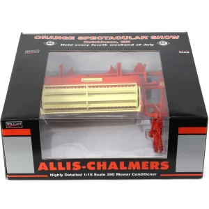 Manufacturer_SpecCast Implements<1/16 Allis Chalmers 390 Mower Conditioner, 2023 Orange Spectacular Show