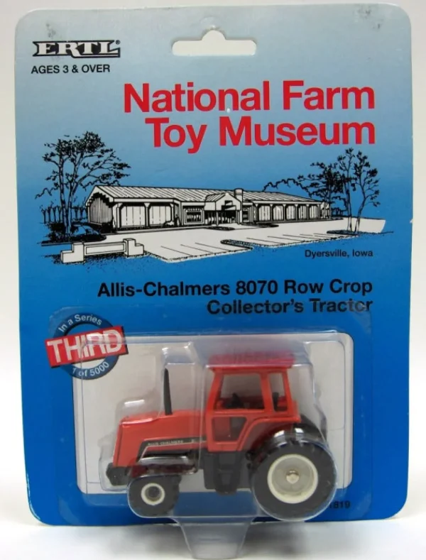 Manufacturer_ERTL Tractors<1/64 Allis Chalmers 8070 Row Crop, 1992 National Farm Toy Museum, 1 of 5,000