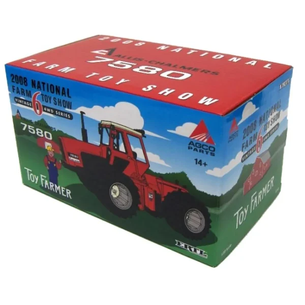 Manufacturer_ERTL Tractors<1/32 Allis Chalmers 7580 4WD, 2008 National Farm Toy Show