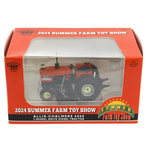 Manufacturer_SpecCast Tractors<1/64 Allis Chalmers 6060 with Early Decal Variation, 2024 Summer Farm Toy Show