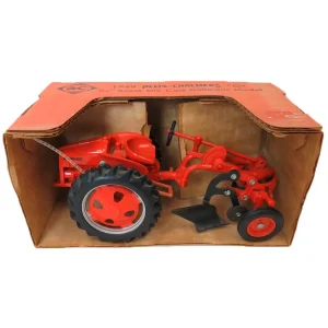 Manufacturer_Scale Models Tractors | Implements<1/16 Allis Chalmers G with Plow, Older Orange Box