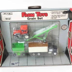 Manufacturer_ERTL Tractors<1/64 Allis Chalmers Grain Set in Box Barn by ERTL