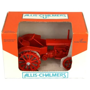 Manufacturer_Scale Models Tractors<1/16 Allis Chalmers U Wide Front on Steel Wheels, 1992 Louisville Farm Show Edition