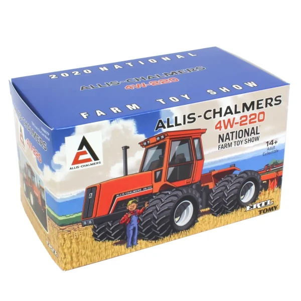 Manufacturer_ERTL Tractors<1/64 Allis Chalmers 4W-220 with Duals, Limited Edition 2020 National Farm Toy Show