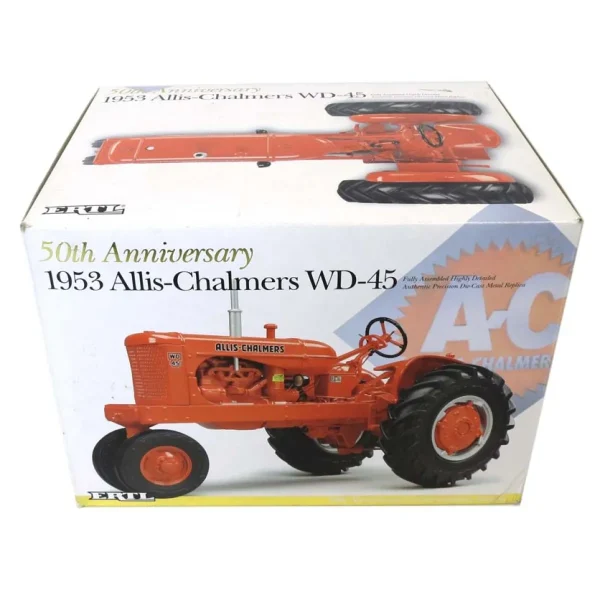 Manufacturer_ERTL Tractors<1/16 Allis Chalmers WD-45 Gas Tractor, 50th Anniversary, ERTL Precision Series