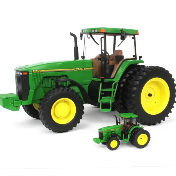 Manufacturer_ERTL Tractors<1/16 & 1/64 John Deere 8400 Tractors Set, 30th Anniversary