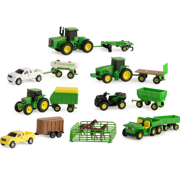 Manufacturer_ERTL Tractors<Approx. 1/64 Scale John Deere 20 Piece Farm Set