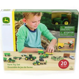Manufacturer_ERTL Tractors<Approx. 1/64 Scale John Deere 20 Piece Farm Set
