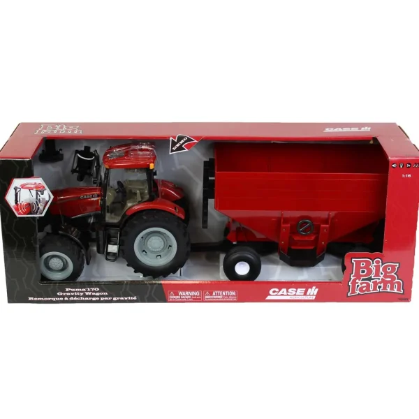 Manufacturer_ERTL Tractors<1/16 Big Farm Case IH Puma 170 with Gravity Wagon