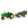 Manufacturer_ERTL Tractors<1/16 Big Farm John Deere 4020 Narrow Front with Hay Wagon and 36 Bales