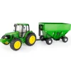 Manufacturer_ERTL Implements<1/16 Big Farm John Deere 7430 with Gravity Wagon