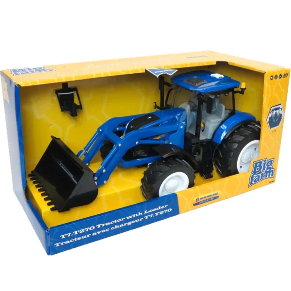 Manufacturer_ERTL Tractors<1/16 Big Farm New Holland T7.270 with Loader