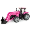 Manufacturer_ERTL Tractors<1/16 Big Farm PINK Case IH Magnum Tractor with Loader and Lights & Sounds