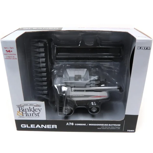 Manufacturer_ERTL Combines & Harvesters<1/64 Binkley Hurst 75th Anniversary Gleaner A76 Combine--NOT DUSTY