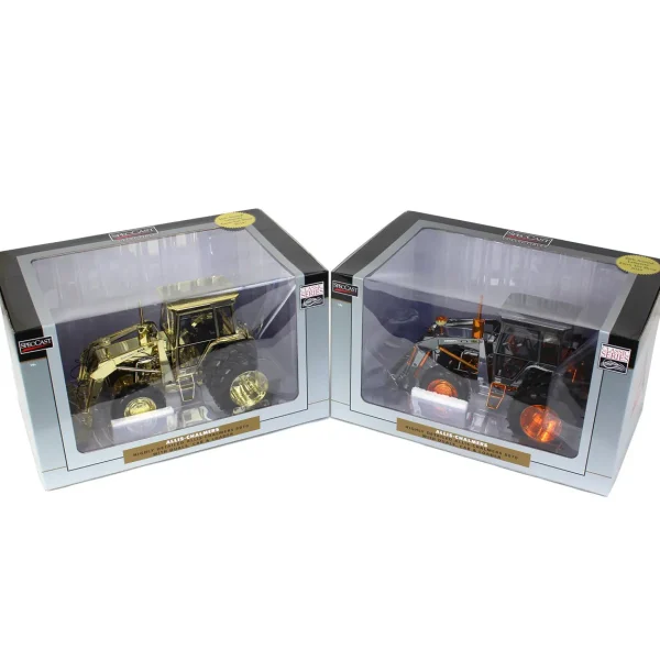 Manufacturer_SpecCast Tractors<Black & Gold Chrome Set ~ 1/16 Allis Chalmers 6070, 2024 Lafayette Farm Toy Show