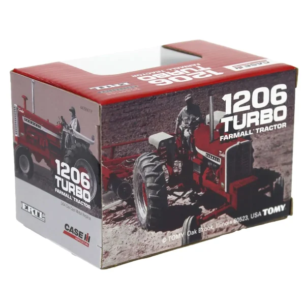 Manufacturer_ERTL Tractors<Black Chase Unit ~ 1/64 IH Farmall 1206 Turbo Tractor with Rear Duals, ERTL Prestige Collection