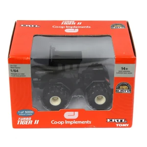 Manufacturer_ERTL Tractors<Black Chase Unit ~ 1/64 Limited Edition Co-op Implements Turbo Tiger II by ERTL, 1 of 5,000