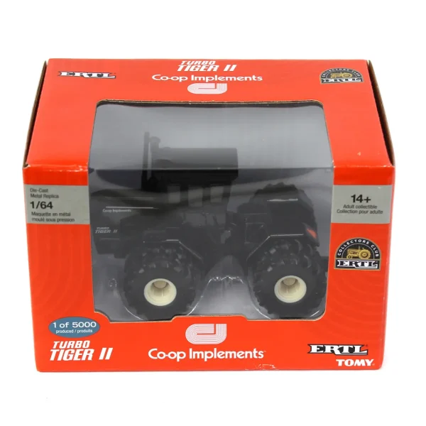 Manufacturer_ERTL Tractors<Black Chase Unit ~ 1/64 Limited Edition Co-op Implements Turbo Tiger II by ERTL, 1 of 5,000