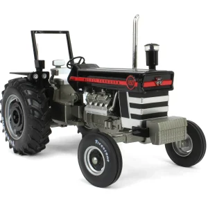 Manufacturer_SpecCast Tractors<Black Chase Unit ~ 1/16 Massey Ferguson 1150 with ROPS & Firestone Tires