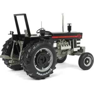 Manufacturer_SpecCast Tractors<Black Chase Unit ~ 1/16 Massey Ferguson 1150 with ROPS & Firestone Tires