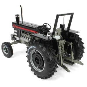 Manufacturer_SpecCast Tractors<Black Chase Unit ~ 1/16 Massey Ferguson 1150 with ROPS & Firestone Tires
