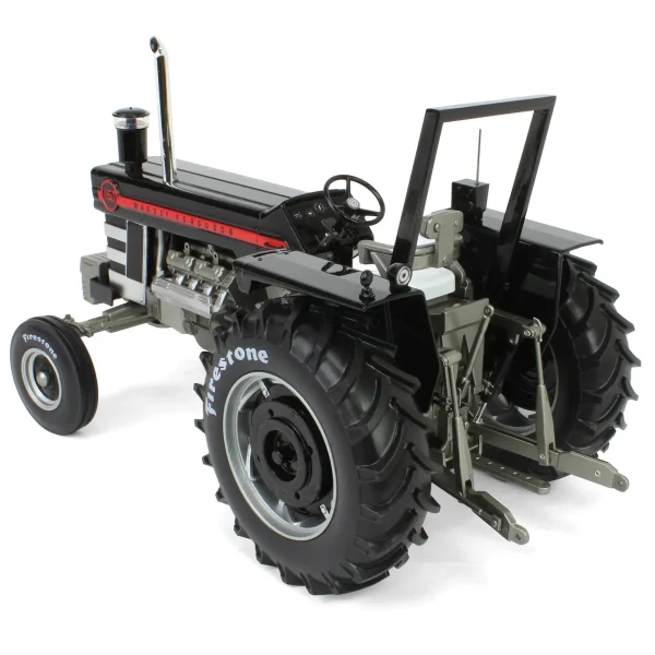 Manufacturer_SpecCast Tractors<Black Chase Unit ~ 1/16 Massey Ferguson 1150 with ROPS & Firestone Tires