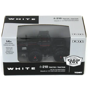 Manufacturer_ERTL Tractors<Black Chase Unit ~ 1/64 White 4-210 4WD with Duals, 2024 National Farm Toy Museum