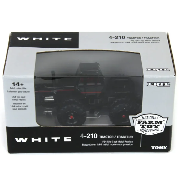 Manufacturer_ERTL Tractors<Black Chase Unit ~ 1/64 White 4-210 4WD with Duals, 2024 National Farm Toy Museum