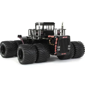 Manufacturer_First Gear, Inc. Tractors<Black Edition ~ 1/64 High Detail Big Bud 16V-747 Silver Series Detroit 1100 HP with Titan Goodyear LSW Tires