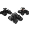 Manufacturer_ERTL Tractors<Black Metallic Chase Units ~ 1/64 Allis Chalmers 4WD 50th Anniv. 3 Piece Set w/ 440, 7580 & 4W-220
