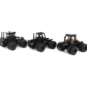 Manufacturer_ERTL Tractors<Black Metallic Chase Units ~ 1/64 Allis Chalmers 4WD 50th Anniv. 3 Piece Set w/ 440, 7580 & 4W-220