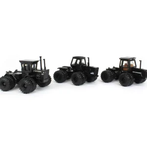 Manufacturer_ERTL Tractors<Black Metallic Chase Units ~ 1/64 Allis Chalmers 4WD 50th Anniv. 3 Piece Set w/ 440, 7580 & 4W-220