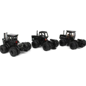 Manufacturer_ERTL Tractors<Black Metallic Chase Units ~ 1/64 Allis Chalmers 4WD 50th Anniv. 3 Piece Set w/ 440, 7580 & 4W-220