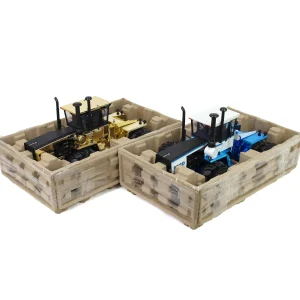 Manufacturer_ERTL Tractors<Blue & Gold Chrome Set of 2 ~ 1/16 Ford FW-30 4WD w/ Duals, Toy Tractor Times 41st Anniv, ERTL Prestige Collection