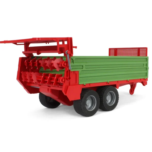 Manufacturer_Bruder Toys Implements<1/16 Box Style Tandem Axle Manure Spreader by Bruder