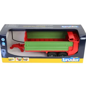 Manufacturer_Bruder Toys Implements<1/16 Box Style Tandem Axle Manure Spreader by Bruder