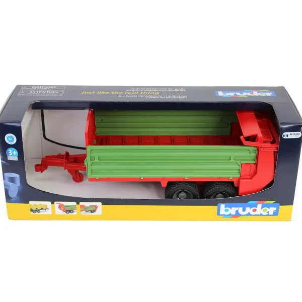 Manufacturer_Bruder Toys Implements<1/16 Box Style Tandem Axle Manure Spreader by Bruder