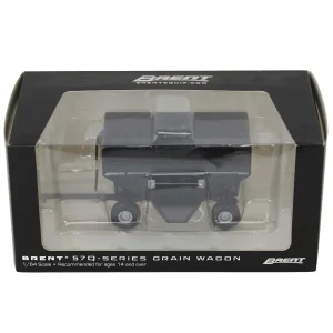 Manufacturer_SpecCast Implements<1/64 Brent 657Q Gravity Wagon, Metallic Black