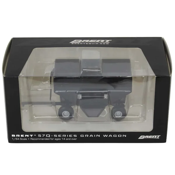Manufacturer_SpecCast Implements<1/64 Brent 657Q Gravity Wagon, Metallic Black