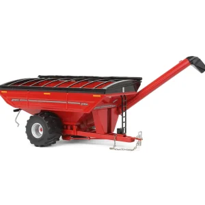 Manufacturer_SpecCast Implements<1/64 Brent V1300 Grain Cart with Flotation Tires, Red