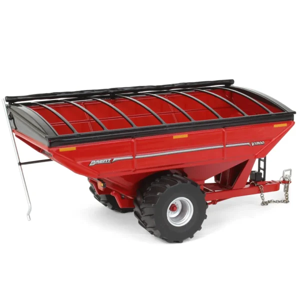 Manufacturer_SpecCast Implements<1/64 Brent V1300 Grain Cart with Flotation Tires, Red