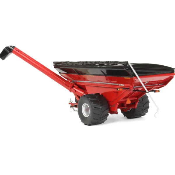 Manufacturer_SpecCast Implements<1/64 Brent V1300 Grain Cart with Flotation Tires, Red