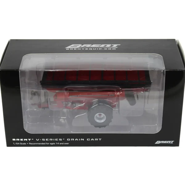 Manufacturer_SpecCast Implements<1/64 Brent V1300 Grain Cart with Flotation Tires, Red