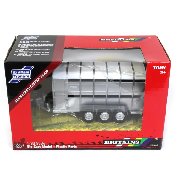 Manufacturer_ERTL Implements<1/32 Britains Ifor Williams Livestock Trailer