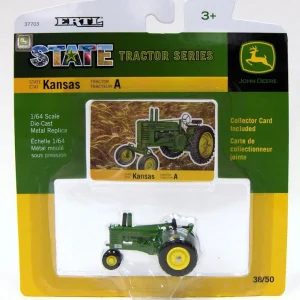 Manufacturer_ERTL Tractors<Capitol Edition 1/64 John Deere "A" NF State Series #38, Kansas