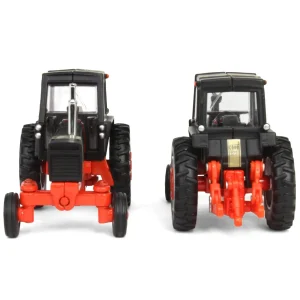 Manufacturer_ERTL Tractors<1/64 Case 970 & 1070 Agri King Black Knight Tractors Set, ERTL Prestige Collection