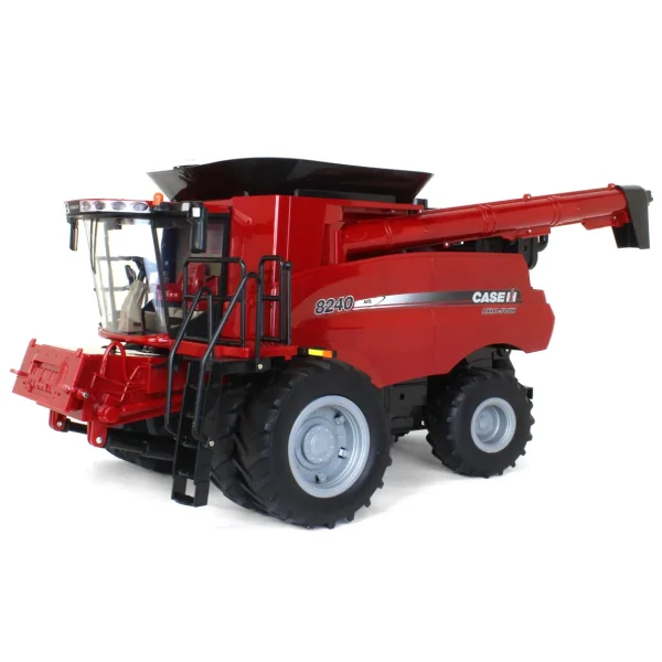 Manufacturer_ERTL Implements | Combines & Harvesters<1/16 Case IH 8240 Combine & Red J&M 875 Grain Cart Set, ERTL Big Farm